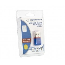 Czytnik kart microSD Esperanza EA134B USB 2.0*